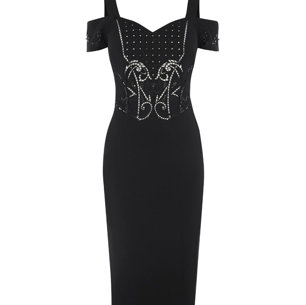 Embellished Bardot Dress